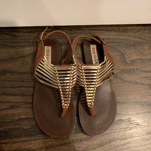 Brown & Gold sandals